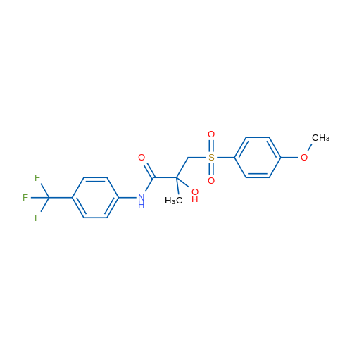 2-Hydroxy-3-(4-methoxybenzenesulfonyl)-2-methyl-N-[4-(trifluoromethyl)phenyl]propanamide 1g
