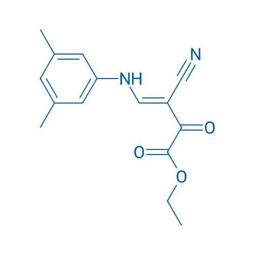 Ethyl (3E)-3-cyano-4-[(3,5-dimethylphenyl)amino]-2-oxobut-3-enoate 1g