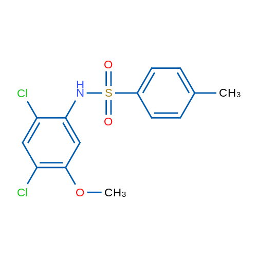 N-(2,4-Dichloro-5-methoxyphenyl)-4-methylbenzene-1-sulfonamide 1g