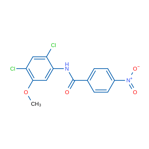 N-(2,4-Dichloro-5-methoxyphenyl)-4-nitrobenzamide 1g