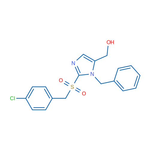 {1-benzyl-2-[(4-chlorophenyl)methanesulfonyl]-1H-imidazol-5-yl}methanol 1g