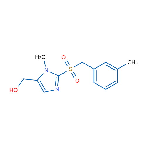 {1-methyl-2-[(3-methylphenyl)methanesulfonyl]-1H-imidazol-5-yl}methanol 1g