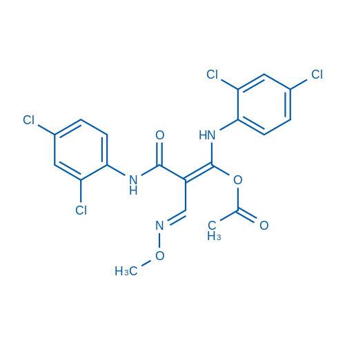 (1E)-1-[(2,4-Dichlorophenyl)amino]-2-[(2,4-dichlorophenyl)carbamoyl]-2-[(1E)-(methoxyimino)methyl]eth-1-en-1-yl acetate 10mg