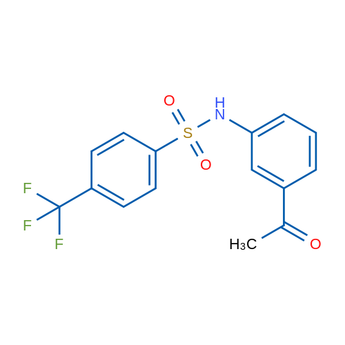 N-(3-Acetylphenyl)-4-(trifluoromethyl)benzene-1-sulfonamide 1g