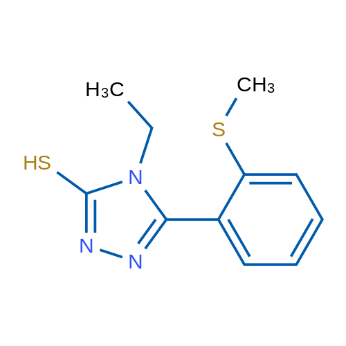 4-Ethyl-5-[2-(methylsulfanyl)phenyl]-4H-1,2,4-triazole-3-thiol 1g
