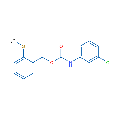 [2-(Methylsulfanyl)phenyl]methyl N-(3-chlorophenyl)carbamate 1g