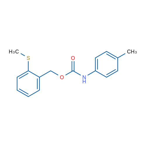 2-(Methylthio)benzyl p-tolylcarbamate 1g
