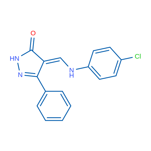 4-{[(4-chlorophenyl)amino]methylidene}-3-phenyl-4,5-dihydro-1H-pyrazol-5-one 1g