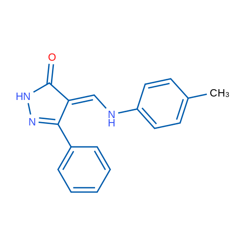 4-{[(4-methylphenyl)amino]methylidene}-3-phenyl-4,5-dihydro-1H-pyrazol-5-one 1g