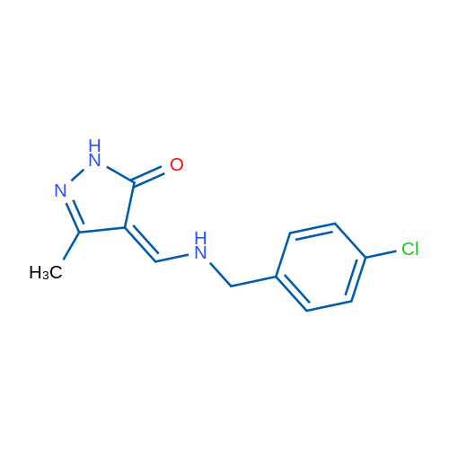 4-({[(4-chlorophenyl)methyl]amino}methylidene)-3-methyl-4,5-dihydro-1H-pyrazol-5-one 1g