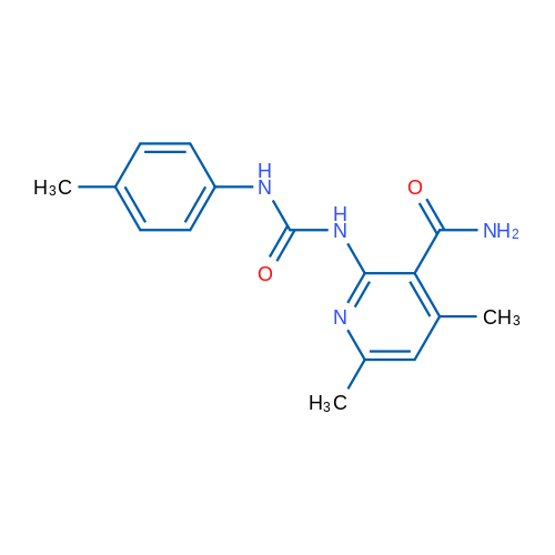 4,6-Dimethyl-2-{[(4-methylphenyl)carbamoyl]amino}pyridine-3-carboxamide 1g