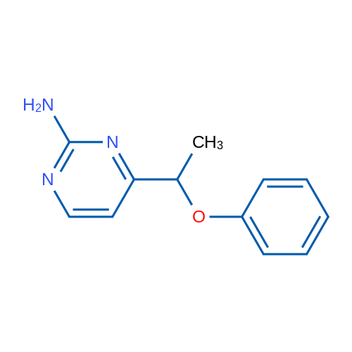 4-(1-Phenoxyethyl)pyrimidin-2-amine 1g