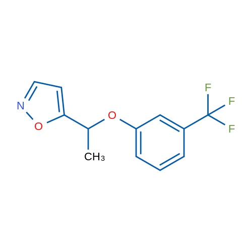 5-{1-[3-(trifluoromethyl)phenoxy]ethyl}-1,2-oxazole 1g