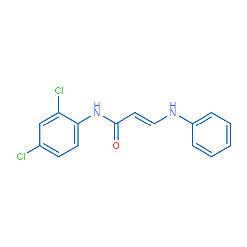 (2E)-N-(2,4-Dichlorophenyl)-3-(phenylamino)prop-2-enamide 1g