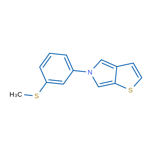 5-[3-(Methylsulfanyl)phenyl]-5H-thieno[2,3-c]pyrrole 1g