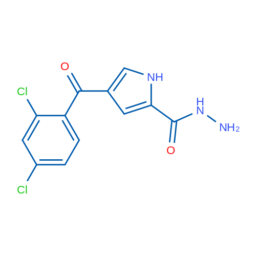 4-(2,4-Dichlorobenzoyl)-1H-pyrrole-2-carbohydrazide 1g