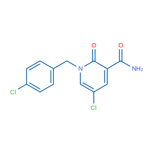 5-Chloro-1-[(4-chlorophenyl)methyl]-2-oxo-1,2-dihydropyridine-3-carboxamide 1g