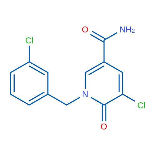 5-Chloro-1-[(3-chlorophenyl)methyl]-6-oxo-1,6-dihydropyridine-3-carboxamide 1g