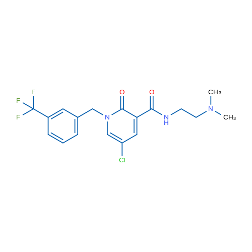 5-Chloro-N-[2-(dimethylamino)ethyl]-2-oxo-1-{[3-(trifluoromethyl)phenyl]methyl}-1,2-dihydropyridine-3-carboxamide 1g