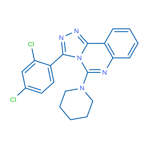 1-[3-(2,4-Dichlorophenyl)-[1,2,4]triazolo[4,3-c]quinazolin-5-yl]piperidine 1g