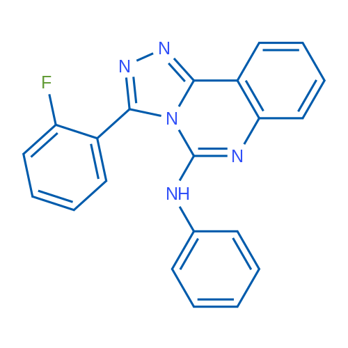 3-(2-Fluorophenyl)-N-phenyl-[1,2,4]triazolo[4,3-c]quinazolin-5-amine 1g