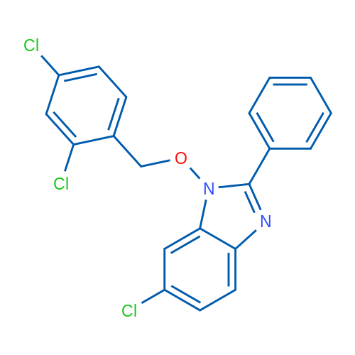 6-Chloro-1-[(2,4-dichlorophenyl)methoxy]-2-phenyl-1H-1,3-benzodiazole 1g