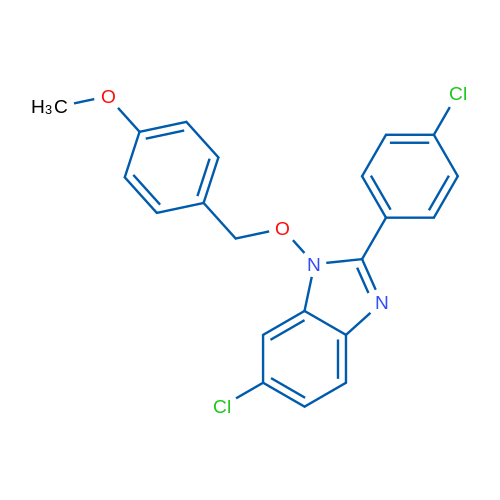 6-Chloro-2-(4-chlorophenyl)-1-[(4-methoxyphenyl)methoxy]-1H-1,3-benzodiazole 1g