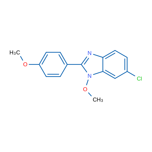 6-Chloro-1-methoxy-2-(4-methoxyphenyl)-1H-1,3-benzodiazole 1g