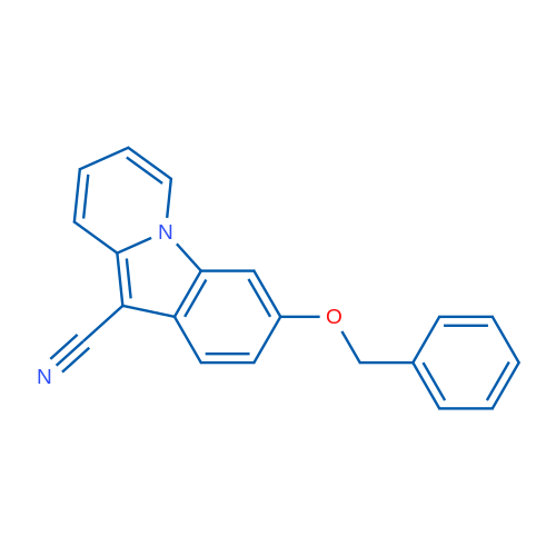 3-(Benzyloxy)pyrido[1,2-a]indole-10-carbonitrile 1g