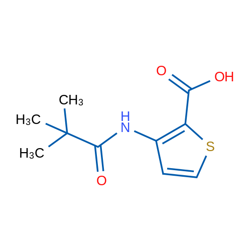 3-Pivalamidothiophene-2-carboxylic acid 5g