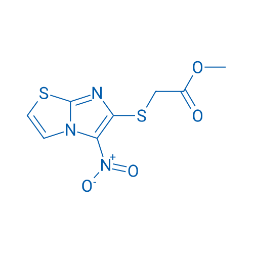 Methyl 2-({5-nitroimidazo[2,1-b][1,3]thiazol-6-yl}sulfanyl)acetate 1g