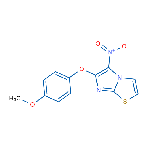6-(4-Methoxyphenoxy)-5-nitroimidazo[2,1-b][1,3]thiazole 1g