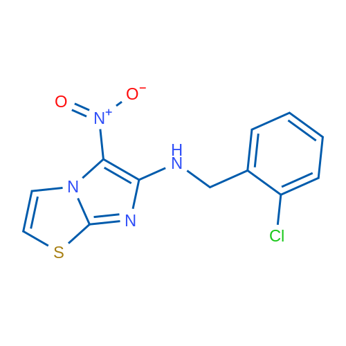 N-[(2-Chlorophenyl)methyl]-5-nitroimidazo[2,1-b][1,3]thiazol-6-amine 1g