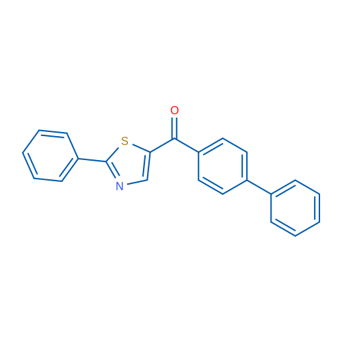 5-{[1,1'-biphenyl]-4-carbonyl}-2-phenyl-1,3-thiazole 1g