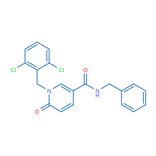N-Benzyl-1-[(2,6-dichlorophenyl)methyl]-6-oxo-1,6-dihydropyridine-3-carboxamide 1g