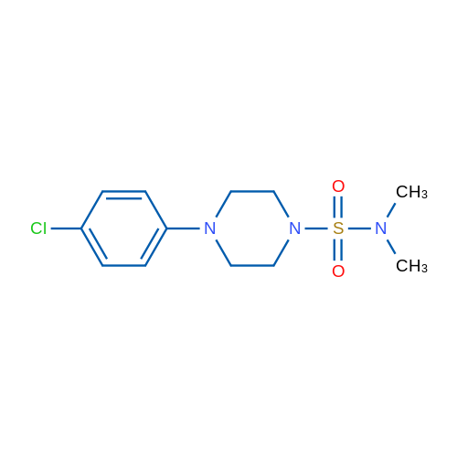 4-(4-Chlorophenyl)-N,N-dimethylpiperazine-1-sulfonamide 1g