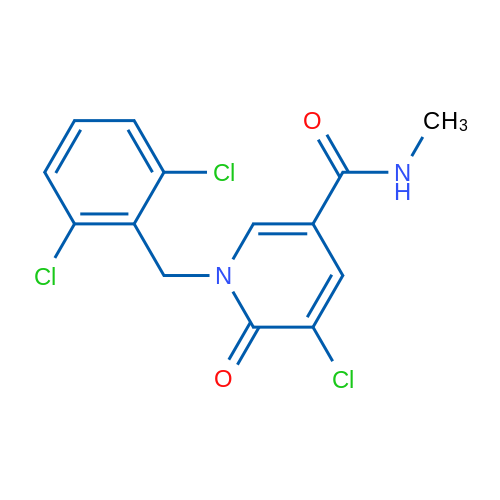 5-Chloro-1-[(2,6-dichlorophenyl)methyl]-N-methyl-6-oxo-1,6-dihydropyridine-3-carboxamide 1g