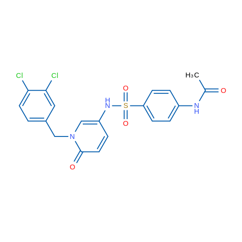 N-[4-({1-[(3,4-dichlorophenyl)methyl]-6-oxo-1,6-dihydropyridin-3-yl}sulfamoyl)phenyl]acetamide 1g