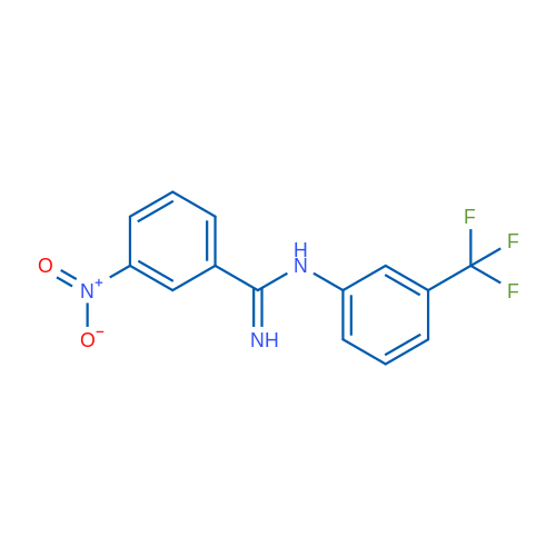 3-Nitro-N-[3-(trifluoromethyl)phenyl]benzene-1-carboximidamide 1g