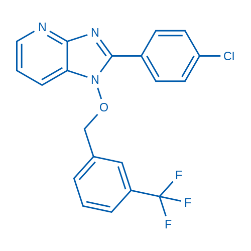 2-(4-Chlorophenyl)-1-{[3-(trifluoromethyl)phenyl]methoxy}-1H-imidazo[4,5-b]pyridine 1g