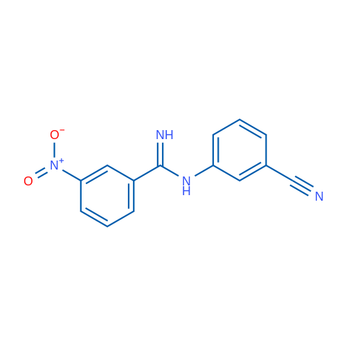 N-(3-Cyanophenyl)-3-nitrobenzene-1-carboximidamide 1g