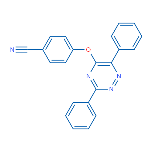 4-[(3,6-Diphenyl-1,2,4-triazin-5-yl)oxy]benzonitrile 1g