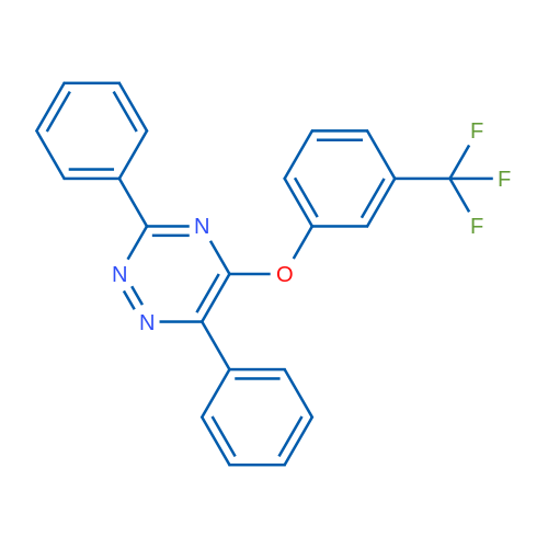 3,6-Diphenyl-5-[3-(trifluoromethyl)phenoxy]-1,2,4-triazine 1g
