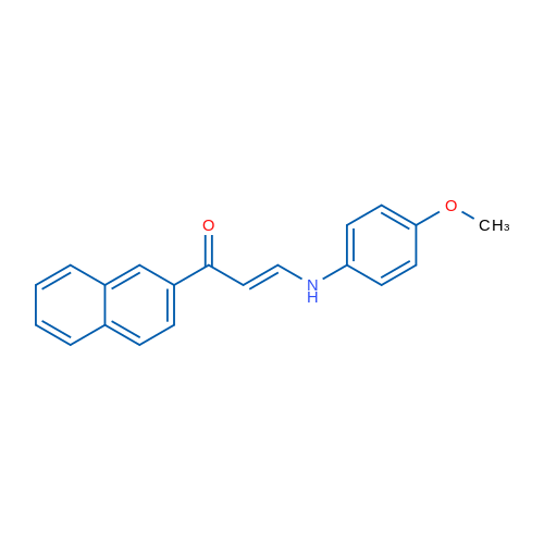 (2E)-3-[(4-Methoxyphenyl)amino]-1-(naphthalen-2-yl)prop-2-en-1-one 1g