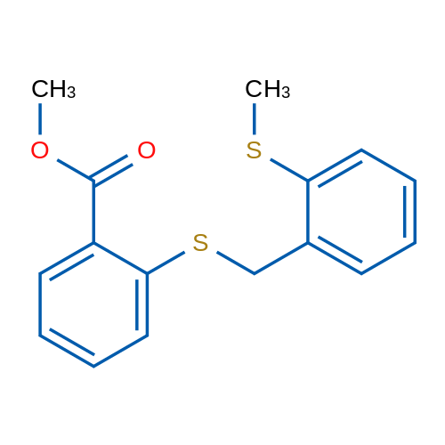 Methyl 2-({[2-(methylsulfanyl)phenyl]methyl}sulfanyl)benzoate 1g