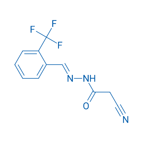 2-Cyano-N'-[(1E)-[2-(trifluoromethyl)phenyl]methylidene]acetohydrazide 1g