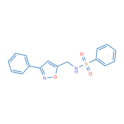N-[(3-Phenyl-1,2-oxazol-5-yl)methyl]benzenesulfonamide 1g