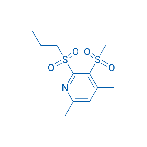 3-Methanesulfonyl-4,6-dimethyl-2-(propane-1-sulfonyl)pyridine 1g
