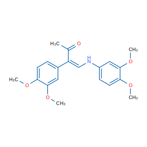 (3Z)-3-(3,4-Dimethoxyphenyl)-4-[(3,4-dimethoxyphenyl)amino]but-3-en-2-one 1g