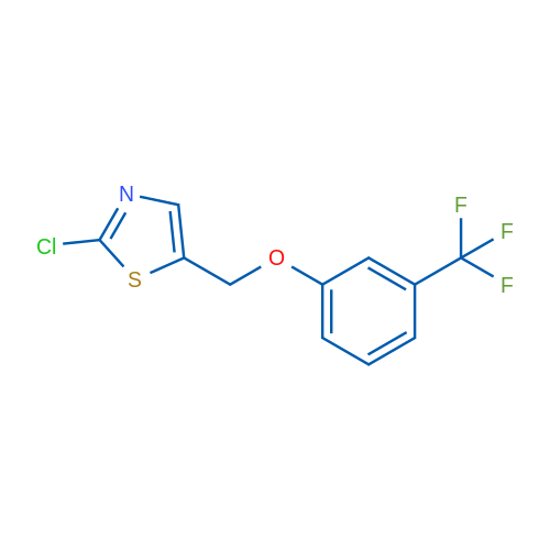 2-Chloro-5-{[3-(trifluoromethyl)phenoxy]methyl}-1,3-thiazole 1g